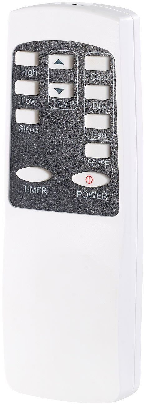 Sichler Haushaltsgeräte Monoblock Klimagerät, Mobile Klimaanlage mit Entfeuchter, 9.000 BTU/h, 2.600 Watt, Transportabel, Ohne Abluftschlauch