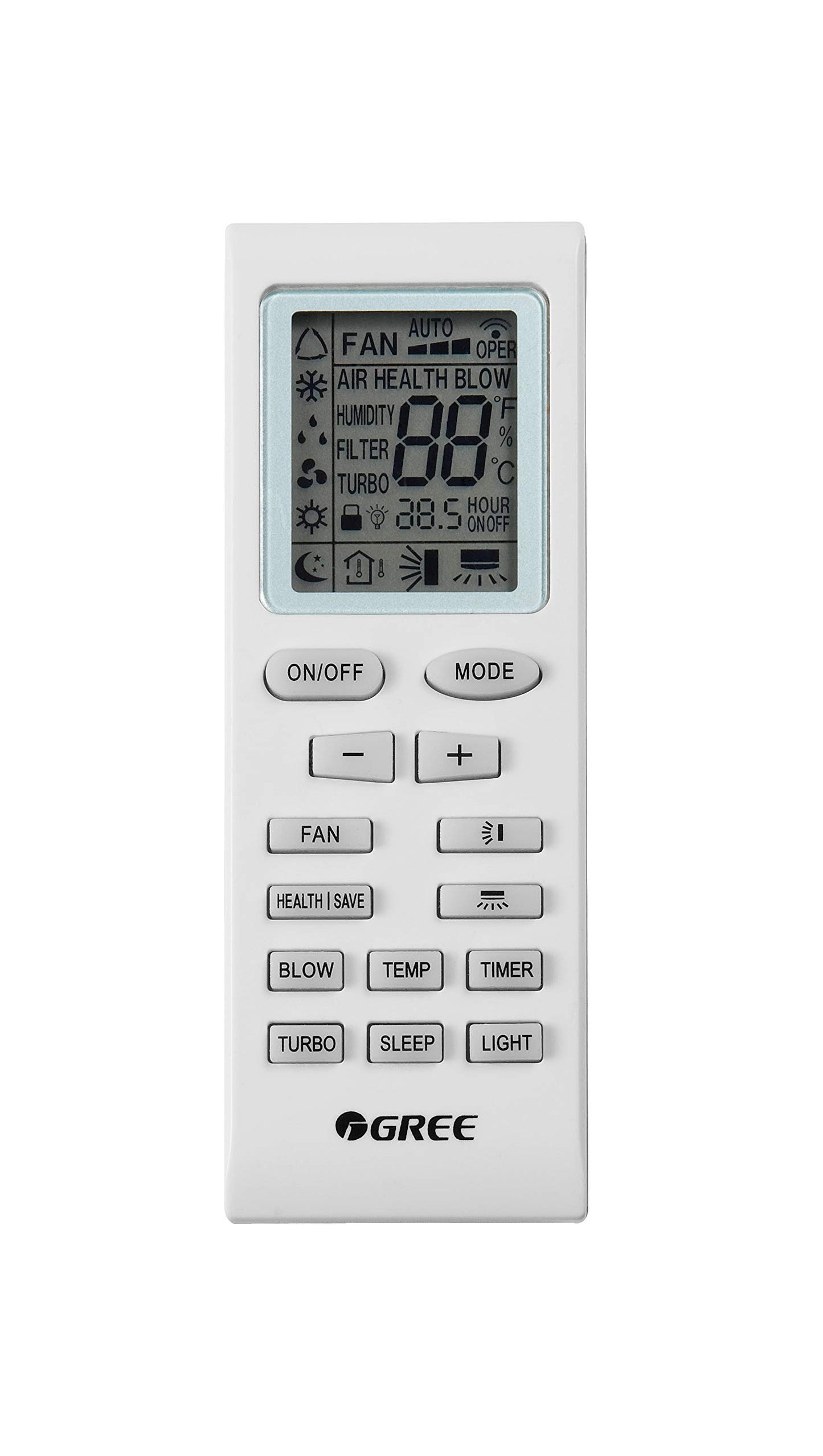 GREE Mobile Klimaanlage PURITY, 2.1 KW / 7000 BTU, 3-in-1 Funktion: Kühlen, Entfeuchten, Ventilieren, R290 Kältemittel, Abluftschlauch, Fernbedienung, Energieklasse A