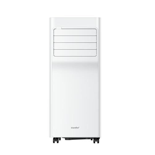 Comfee Mobile Klimagerät Breezy Cool Pro 2.0, 7000 BTU, 2.0kW, Kühlen, Ventilieren & Entfeuchten, APP-Steuerung, Für Räume bis 68m³ (25m²), Mit Abluftschlauch