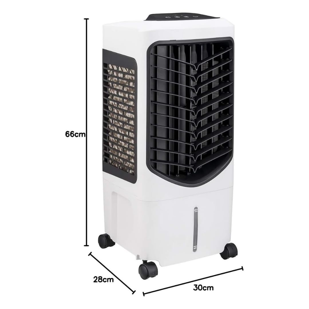 JUNG LIFETIME DAY Mobile Klimaanlage ohne Abluftschlauch, Fernbedienung, Timer, 3-in-1 Luftkühler, Luftreiniger, Luftbefeuchter, Mobiler Ventilator mit Wasserkühlung, Leise